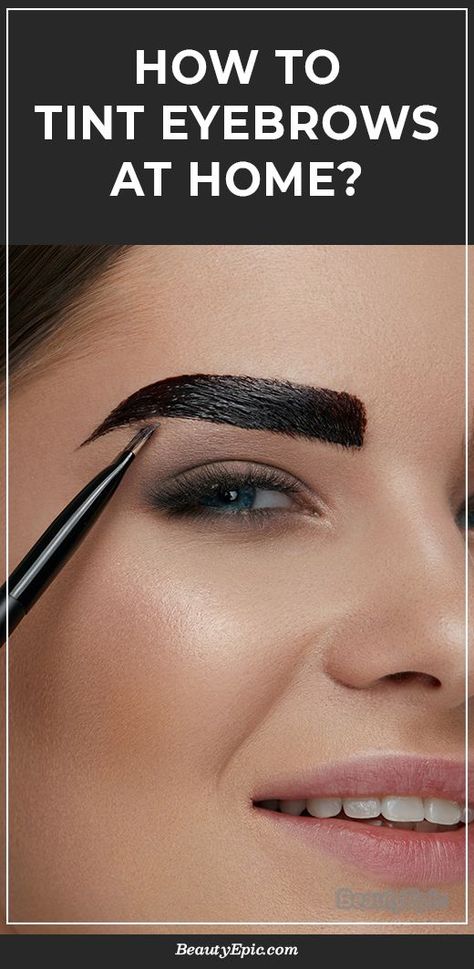 Eyebrow Tinting Diy, Best Eyebrow Tint, Tint Eyebrows, Darken Eyebrows, Eyebrow Stain, Round Eyebrows, How To Make Eyebrows, Eyebrows At Home, Dye Eyebrows