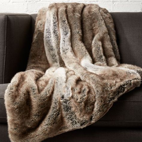 CB2 - Holiday Flipbook 2020 - Light Grey Faux Fur Throw Grey Faux Fur Throw, White Faux Fur Throw, Modern Throw Blanket, Brown Blanket, Grey Throw Blanket, Chunky Knit Throw Blanket, Decorative Throws Blanket, Sheepskin Throw, Wool Throw Blanket