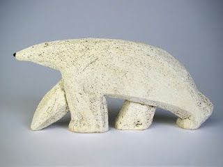 Pottery Animals, Bear Sculptures, Inuit Art, Sculptures Céramiques, 자수 디자인, New Ceramics, Carving Designs, Clay Animals, Ceramic Animals