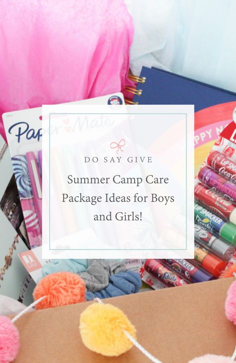 3 Cute Summer Camp Care Packages for Boys and Girls Summer Camp Mail Ideas, Summer Camp Care Package, Summer Camp Gift, Camp Care Packages, Camping With Teens, Light Up Balloons, Boys Camp, Sending Mail, Sleepaway Camp