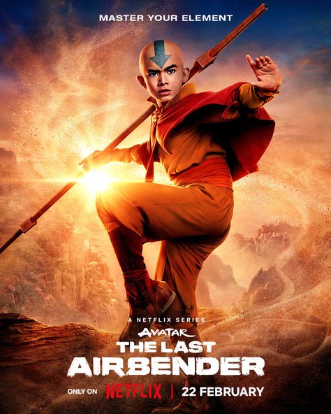 AVATAR: THE LAST AIRBENDER soars into Netflix, February 22. The Last Airbender Movie, Damon Wayans Jr, Avatarul Aang, Avatar: The Last Airbender, Prince Zuko, Water Tribe, Gina Rodriguez, The Legend Of Korra, Batman Begins