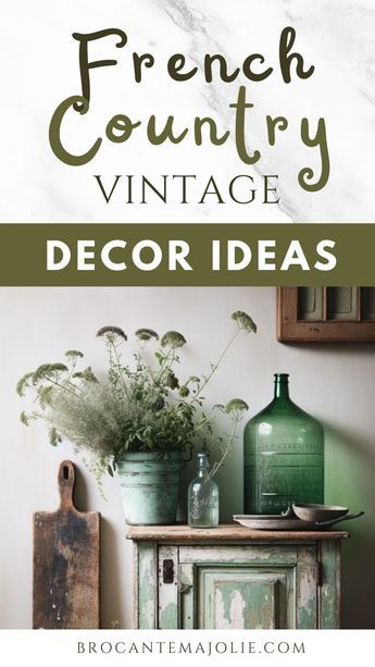 Transform your home with the allure of French Vintage Decor and create a space that exudes charm and character. Our guide offers ideas for decorating every room in your home, from the bedroom to the bathroom, with vintage-inspired touches. Whether you're drawn to French vintage furniture or antique accessories, explore how to incorporate these elements into your decor and create a space that feels uniquely yours. Antique Cabinet In Bedroom, Vintage Summer Home Decor, Eclectic French Decor, Decorating With Antiques Ideas, French Country Bathroom Ideas, Dark Betty, French Decorating Ideas, French Vintage Furniture, Vintage French Bedroom