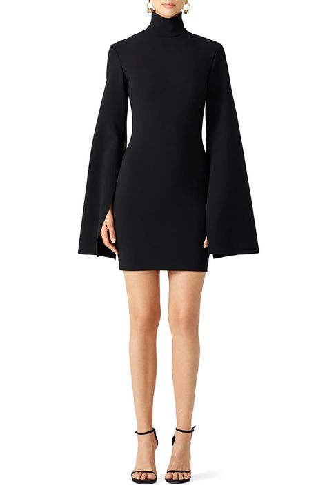 Buy Black Franklin Dress by Solace London for $50 from Rent the Runway. New Year Party Dress Classy, Formal Black Dress Outfit Classy, Black Party Dress Aesthetic, Black Outfits Dress, Business Dinner Dress, Black Formal Outfit, Black Classy Dress, New Years Eve Outfits Classy, Classy Elegant Outfits