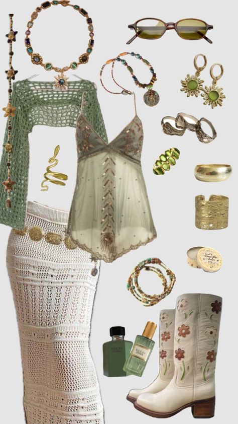 #boho #hippie Date Night Outfits, Earthy Girl, Outfits Date, Cute Summer Fits, Boho Fits, 2024 Outfits, Earthy Style, Mode Hippie, Summer Fashion Ideas