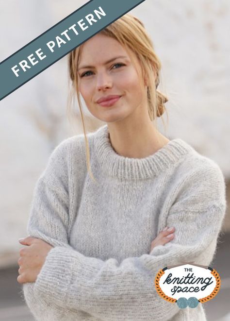 Couture, Sweater Knit In The Round, Basic Pullover Knitting Pattern, Womens Knitted Sweater Patterns, Ralvery Knitting Free Pattern, Knit Crew Neck Sweater Pattern, Basic Sweater Knitting Pattern Free, Womens Sweater Knitting Patterns Free, Basic Knit Sweater Pattern Free