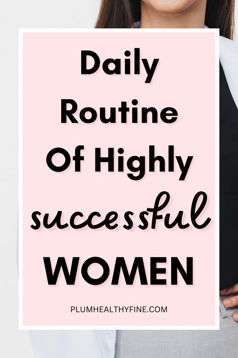 daily routine of highly successful women 5 Am Morning Routine, Am Morning Routine, Habits Routine, Early Morning Routines, Morning Journal, Routine Morning, Life Changing Habits, Productive Morning, Habits Of Successful People