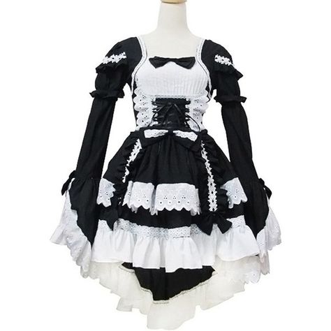 Maid Dress Uniform, Cosplay Maid, Cosplay Halloween Costumes, Royal Clothes, Japan Cosplay, Cute Kimonos, Dreamy Gowns, Costumes Dresses, Alice In Wonderland Costume