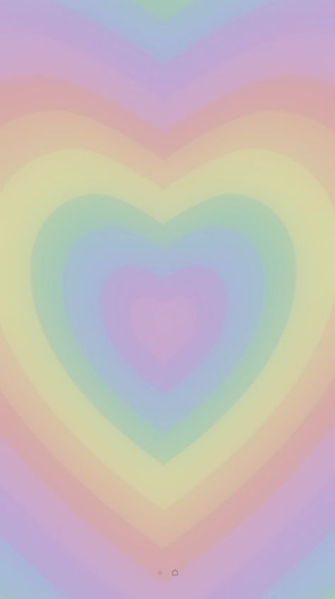 Cute Wallpaper Rainbow Heart Wallpaper Aesthetic, Rainbow Heart Aesthetic, Rainbow Ipad Wallpaper, Rainbow Heart Wallpaper, Preppy Intro, Blurry Heart Wallpaper, Rainbow Widgets, Athstetic Wallpaper, Blurry Heart