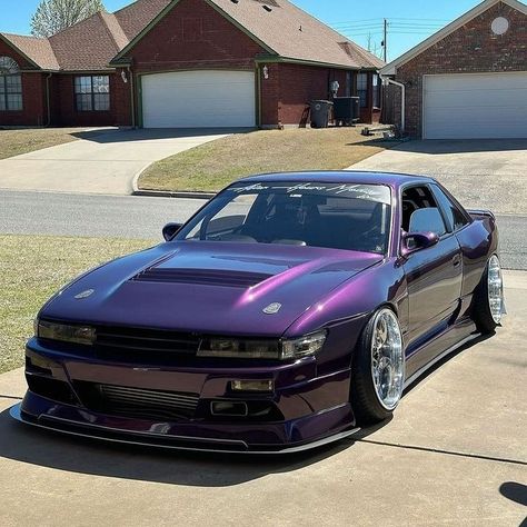 S13 Silvia 💜   @streetstyle_jay #jdm #supercars #silvia #nissan #iconiccars #car #cars Nissan Silvia S13 Jdm, Nissan 180sx Jdm, Jdm Garage, Nissan 240sx S13, Car Obsession, Nissan Silvia S13, S13 Silvia, Nissan Silvia S15, Nissan S13