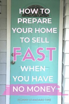 Sell House Fast Tips, Selling A House Tips, Selling My House, Selling Home Tips, Selling Your Home Tips, How To Sell Your House Quickly, Selling House Tips, House Selling Tips, Selling House Checklist