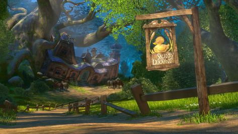 Make Your Next Call Magical With a Virtual Background From Walt Disney Animation Studios! | Disney News Pixar Landscapes, Snuggly Duckling Tangled, Pc Wallpaper Cute, Disney Wallpaper For Iphone, Disney Desktop Wallpaper, Snuggly Duckling, Tangled Wallpaper, Tangled Movie, Tangled 2010