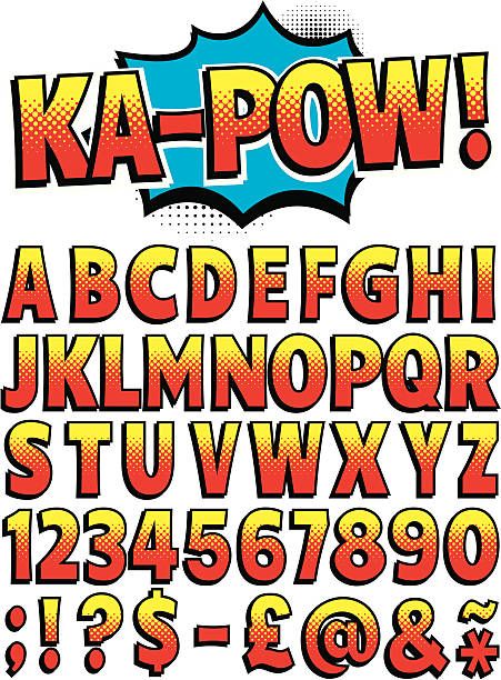 Letras Comic, Superhero Font, Pop Art Font, Comic Book Font, Comic Font, Cartoon Font, Hand Lettering Fonts, Book Letters, Cartoon Letters