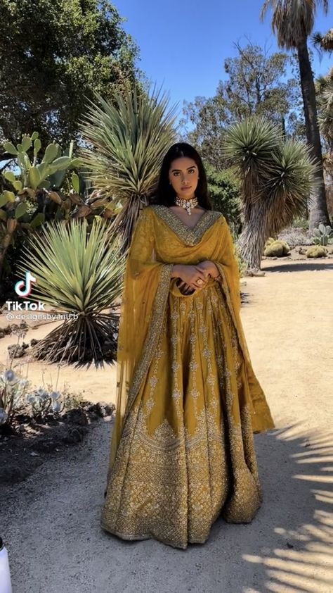 hand made embridory 
order now whattsapp +923214221937 Couture, Haldi Outfits, Pengantin India, Trendy Outfits Indian, Yellow Party, Lehenga Designs Simple, Indian Outfits Lehenga, Punjabi Outfits, Desi Fashion Casual