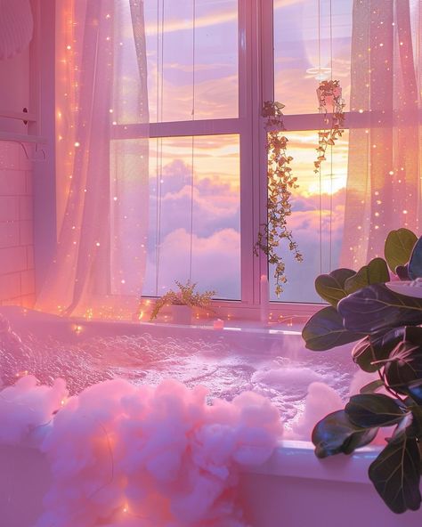 Dreamy baths ♡ #ai #aiart #aiartcommunity #aiartwork #midjourneyv6 #midjourney #midjourneyart #midjourneygallery #pink #pinkaesthetic #digitalart #dreams #dreamland #ethereal #ethereal_moods #dreamyart #dreamy #ａｅｓｔｈｅｔｉｃ #aesthetictumblr #surrealart #surreal Dreamy Mood Board, Dreamy Photography Aesthetic, Dreamy Aesthetic Vintage, Dreamy Pink Aesthetic, Ethereal Moodboard, Dreamy Art Aesthetic, Ethereal Images, Ria Core, Beads Craft Kids