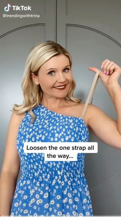 This is a guide on a one shoulder bra hack. Learn a super simple bra hack in this quick tutorial. Bra Hacks Diy, Bh Tricks, Fix Bra, One Shoulder Bra, Hide Bra Straps, One Shoulder Shirt, Clothes Hacks, Top Heavy Women, Bra Hacks