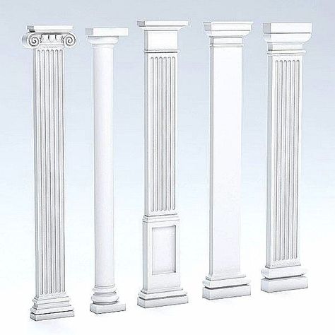 Piller Design Columns, Piller Design, Modern Column Design, House Pillar Design, Pillar Design Interior, Column Designs, Lcd Wall Design, Columns Interior, House Pillars