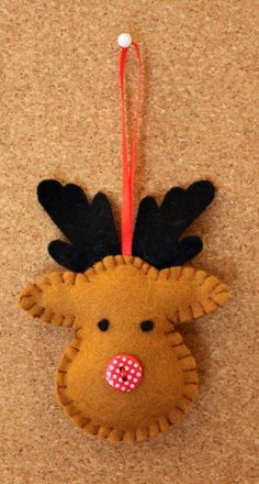 8 More Felt Christmas Ornaments – Felting Juleverksted For Barn, Felt Crafts Christmas, Felt Ideas, Christmas Felt, Felt Christmas Decorations, Felt Decorations, Felt Christmas Ornaments, Christmas Sewing, Noel Christmas