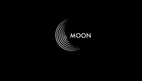 Moon Logo Aesthetic, Moon Logo Design Ideas, Moon Headphones, Moon Logo Ideas, Headphones Logo, Headphones Wallpaper, Moon Logo Design, Skyline Logo, Logo Moon