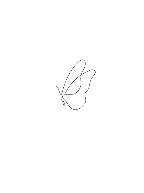 Minimal Tattoo Placement Ideas, Cutest Tattoo Placement, Butterfly Line Drawing Tattoo, Nabi Tattoo Nevertheless, Delicate Flash Tattoo, Back Minimalist Tattoo, Drawing Ideas Minimalistic, Cute Fun Tattoos, Give Yourself Time Tattoo