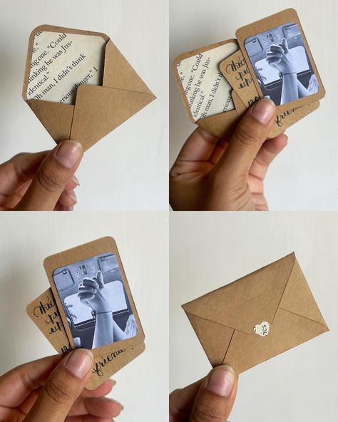 A little piece of love . . . . . . . . #miniature #minienvelopes #vintage #vintagestyle #explorepage Phone Case For Boyfriend, Cards For Teachers, Happy Birthday Cards Diy, Presente Diy, Personalised Gifts Diy, Diy Birthday Gifts For Friends, Handmade Gifts Diy, Diy Gift Set, Gift Wrapping Inspiration