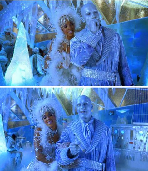 Vivica A Fox & Arnold Schwarzenegger as Miss B. Haven and Mr Freeze in Batman and Robin Mr Freeze Cosplay, Snow Baddie, Mr Freeze Costume, Cosplay Duos, Icy Aesthetic, Bunny Witch, Batman And Robin Movie, Deadly Women, Solana Rowe