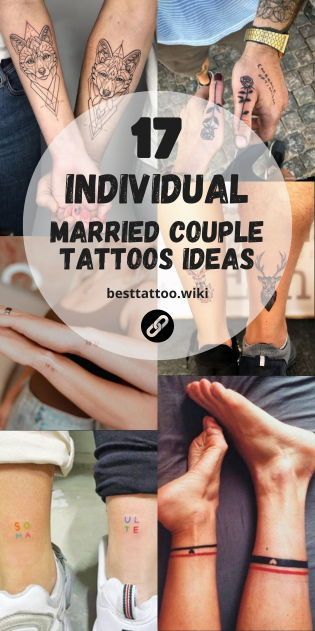 Celebrate the unbreakable bond of marriage with our handpicked selection of 17 married couple tattoo ideas for 2024. From elegant matching designs to personalized symbols of devotion, each tattoo captures the essence of love and partnership. Whether you're seeking small and subtle expressions or bold and unique statements, our collection offers a variety of options to honor your shared journey. Innovative Tattoo Ideas, Couples Symbols, Spouse Tattoos, Couple Wrist Tattoos, Married Couple Tattoos, Marriage Tattoos, Couple Tattoo Ideas, Couple Tattoos Love, Wife Tattoo