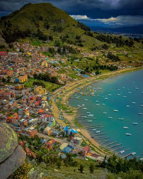 Lake Titikaka, Copacabana, Bolivia Lake Titicaca, Lake Titicaca Bolivia, Bolivia Aesthetic, Mission Fits, Copacabana Bolivia, Bolivia Travel, South America Travel, Beautiful Places To Travel, Travel Goals