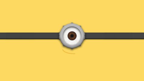 Minion eye Wallpaper # Minions, Minimalist Twitter Header, Disney Timeline, Minions Eyes, Eye Minimalist, Eye Wallpaper, Minion Theme, Happy Birthday Minions, Minions Funny Images