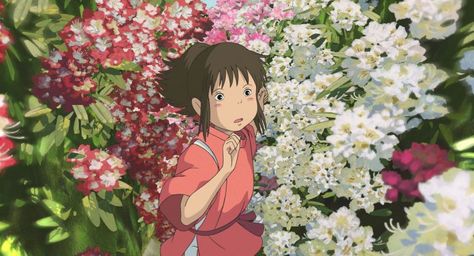 Download Studio Ghibli HD Wallpapers. Spirited Away Art, Spirited Away Wallpaper, Studio Ghibli Films, Art Studio Ghibli, Best Hd Background, Japanese Town, Studio Ghibli Background, Chihiro Y Haku, I Love Cinema