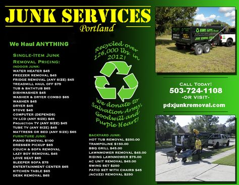 Junk Removal Business, Pick Up Trucks, Recycling Business, Junk Hauling, Junk Removal Service, Startup Business Plan, Small Business Organization, Dumpsters, Loyal Customer