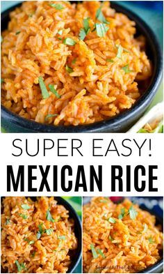 Easy Mexican Rice Recipe, Mexican Rice Recipe Easy, Easy Mexican Rice, Mexican Rice Recipe, Mexican Rice Easy, Mexican Rice Recipes, Rice Side Dishes, Easy Rice Recipes, Mexican Dinner