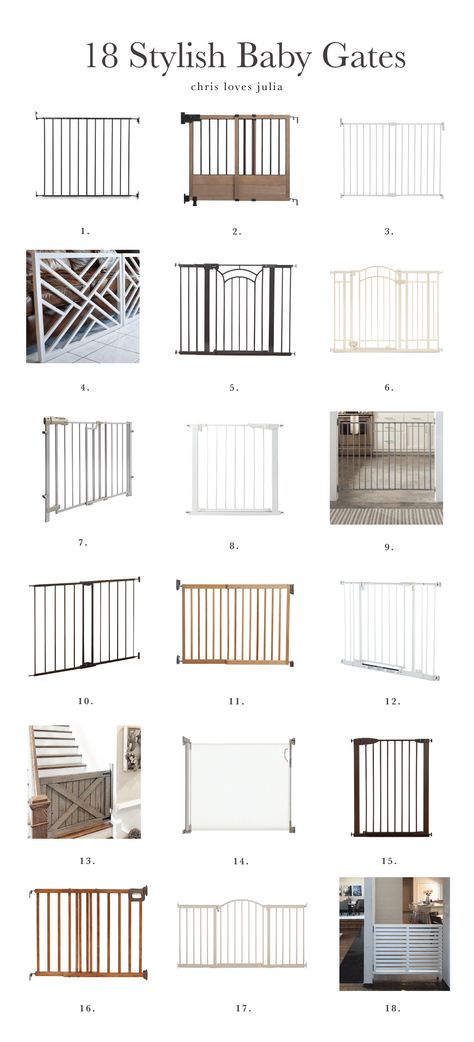 To Baby Gate, or Not? (Plus, 18 Stylish Baby Gates) - Chris Loves Julia Modern Baby Gates, Modern Baby Gates For Stairs, Baby Gate Ideas, Baby Gates For Stairs, Custom Baby Gates, Toddler Gate, Best Baby Gates, Baby Barrier, Gate Modern