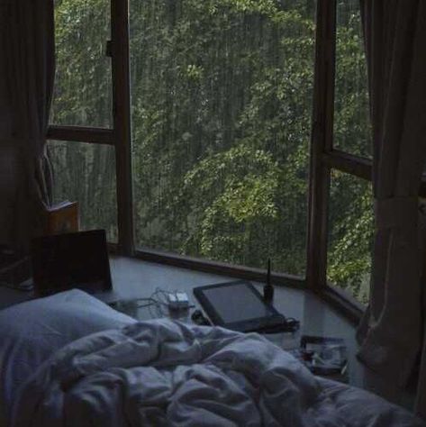 diagnosis: insomnia - playlist by Maud :) | Spotify Bedroom, Trees, Forest, Bed