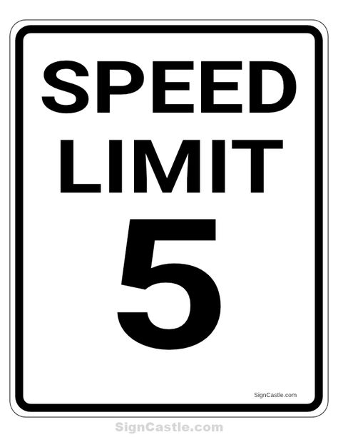 Free printable 5 MPH speed limit sign. Download it at https://signcastle.com/download/5-mph-speed-limit-sign/ Hot Wheel Printables, Road Safety Signs, Speed Limit Sign, Printable Signs Free, Speed Limit Signs, Disney Cars Party, Danger Signs, Disney Cars Birthday, Truck Birthday