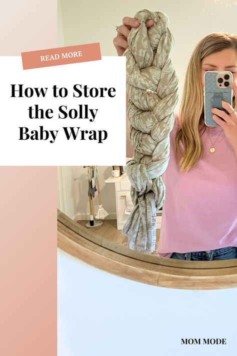 how to store the solly baby wrap Solly Wrap, Nursery Drawer, Solly Baby Wrap, Diaper Bag Organization, Solly Baby, Pretty Storage, Newborn Baby Tips, Breastfeeding And Pumping, Nursery Storage