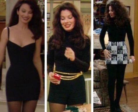 ☮ A real style icon Nanny Outfit, Fran Fine Outfits, Black 90s Fashion, Fran Drescher, Fran Fine, Mode Hipster, The Nanny, Herve Leger Dress, 90s Fashion Grunge