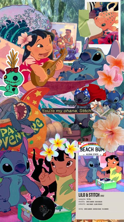 Disney Moana Art, Lilo And Stich, Lilo And Stitch 2002, ليلو وستيتش, Lelo And Stitch, Lilo Und Stitch, Disney Characters Wallpaper, Lilo And Stitch Drawings, Lilo Y Stitch