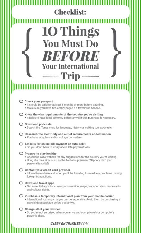 International Travel Checklist, Travel Packing Checklist, International Trip, Travel Life Hacks, Travel Prep, Travel Visa, International Travel Tips, Bag Essentials, Travel Checklist