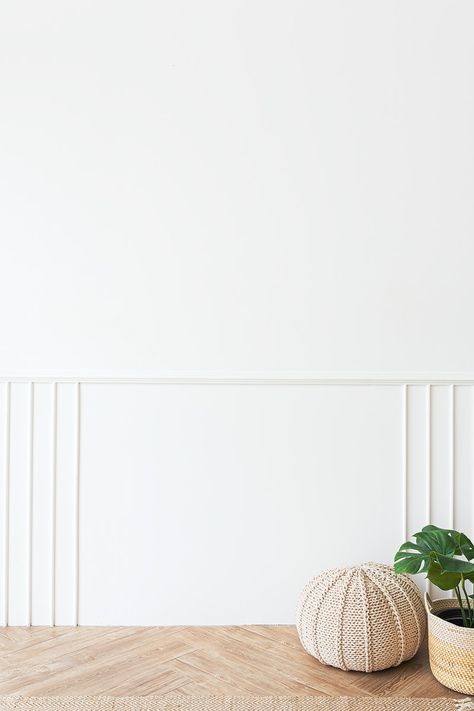 Download premium image of Minimal room with a monstera plant by Teddy about white wall monstera, white wall moulding, white room, wall plant interior, and background 2346003 Hessen, Photo Studio Decor, Studio Background Ideas, Fond Studio Photo, Plant Interior, Ruangan Studio, Photography Studio Decor, Photo Studio Design, Minimal Room