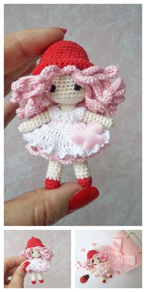 Amurguri Crochet, Doll Amigurumi Free Pattern, Amigurumi Minta, Mini Amigurumi, Crochet Doll Tutorial, Pattern Free Amigurumi, Crochet Geek, Crochet Dolls Free Patterns, Crochet Amigurumi Free Patterns