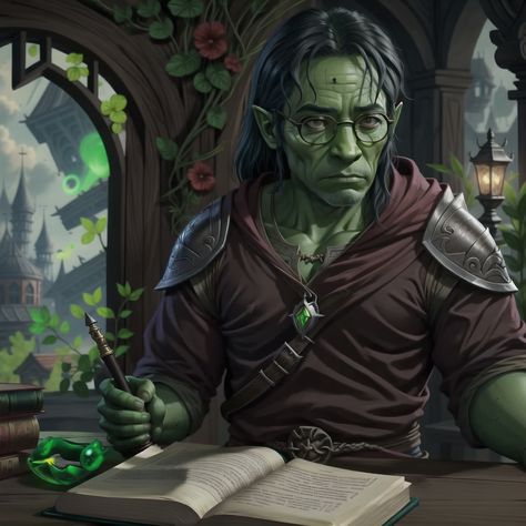 Ganymede Art, Orc Wizard, Wizard Dnd, Dnd Orc, Dnd Portraits, Book Concept, Dnd Stuff, Free Use, Fantasy Rpg