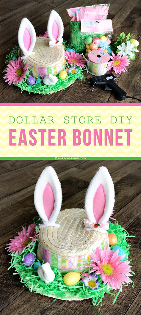 Toddler Easter Bonnet Ideas, Toddler Easter Bonnet, How To Make Easter Bonnets Hats, Diy Easter Bonnet, Easter Bonnet Diy, Kids Easter Bonnet, Easter Parade Hats, Easter Hats Ideas, Easter Bonnet Ideas For Kids