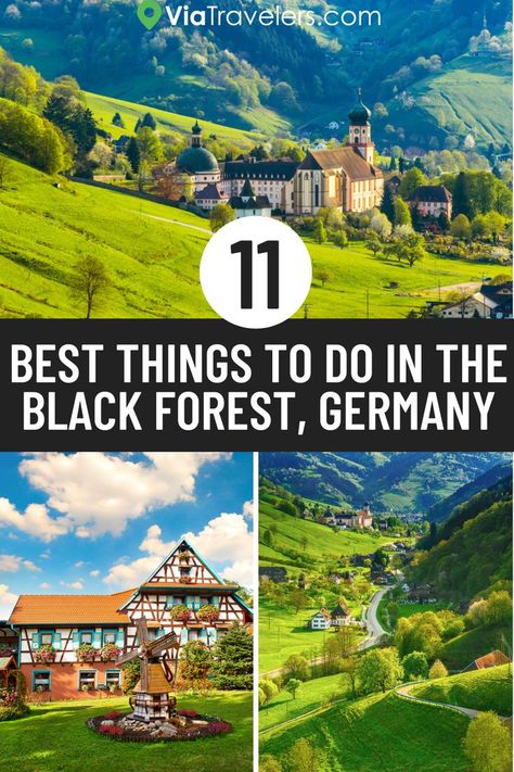 Best Things to Do in the Black Forest, Germany Bayern, Munich Germany Travel, Europe Travel Outfits Summer, Black Forest Germany, Germany Vacation, Wonder Of The World, The Black Forest, Visit Germany, Sainte Marie