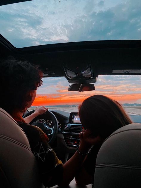 Hayden And Ewan, Couple Car Poses, Couples Vision Board, Couple In Car, Relationship Vision Board, Couple Car, Singing In The Car, Teenage Couples, Beach Wall Collage