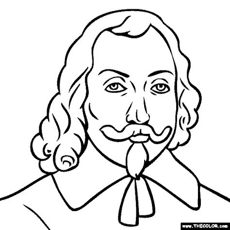 Samuel De Champlain, Mike From Monsters Inc, People Coloring Pages, Mike And Sulley, Lake Monsters, Monster Coloring Pages, European Explorers, Spooky Stuff, Creepy Monster