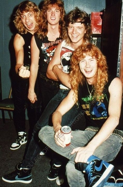 David Ellefson, Dave Mustaine, Fotografi Alam Semula Jadi, Heavy Metal Music, Mötley Crüe, Band Photos, Heavy Metal Bands, Thrash Metal, Black Sabbath