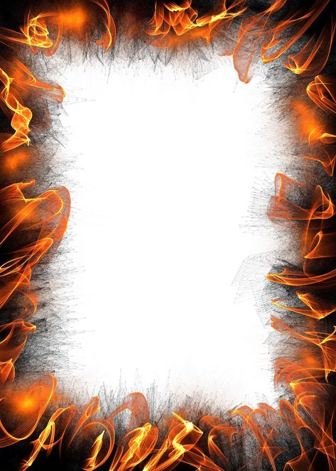 Parte inflamada chamas do fogo Flames Background, Tato Naga, Birthday Background Design, Molduras Vintage, Wattpad Background, Paper Border, Fire Flames, Abstract Template, Photography Studio Background