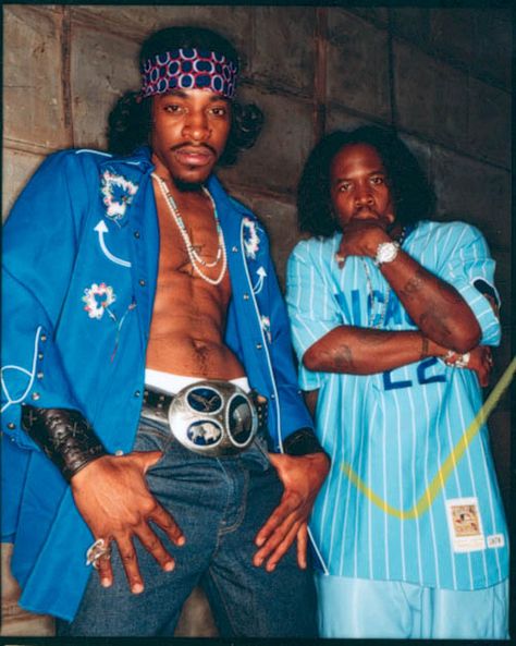Southern hip-hop pioneers Outkast released their debut album "Southernplayalisticcadillacmuzik" in 1994, accompanied by the hit single "Player's Ball" Tumblr, Chemnitz, Andre Benjamin, Goodie Mob, Gangsta Art, Southern Rap, Southern Hip Hop, Hip Hop Aesthetic, Freestyle Music