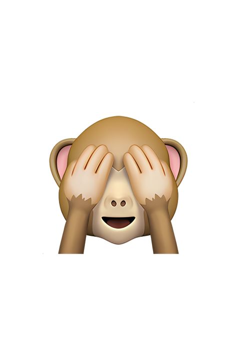 The 🙈 See-No-Evil Monkey emoji depicts a monkey with its hands covering its eyes. The monkey's face is round and brown, with a small nose and mouth. Its eyes are closed and its hands are placed over them, with the fingers slightly spread apart. The monkey's ears are visible on top of its head, and it has a short tail. The overall expression of the emoji is one of embarrassment or shyness. Ios Emoji Faces, New Emojis Iphone Ios, Sk Love Images, Emoji Monkey, Ios Emojis, Emoji Ip, Surprised Emoji, Emoji Ios, Finger Emoji