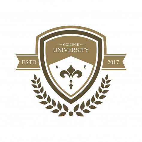 Campus, collage, and university educatio... | Premium Vector #Freepik #vector #logo #business #school #design School Logos Design Ideas, University Logo Design Ideas, University Logo Ideas, Emblem Logo Design Inspiration, College Logo Design Ideas, Education Logo Design Schools, Logo Ideas Design Creative, University Logo Design Inspiration, School Logos Design